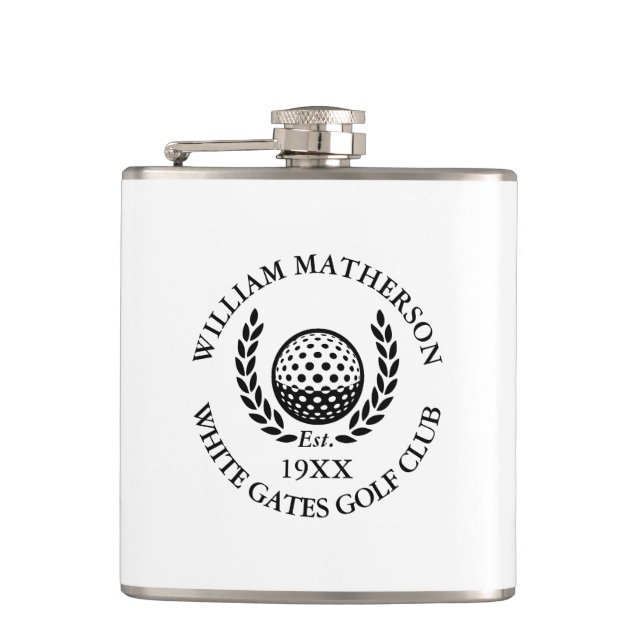Cantil Nome Personalizado de Clube de Golfe Clássico (Frente)