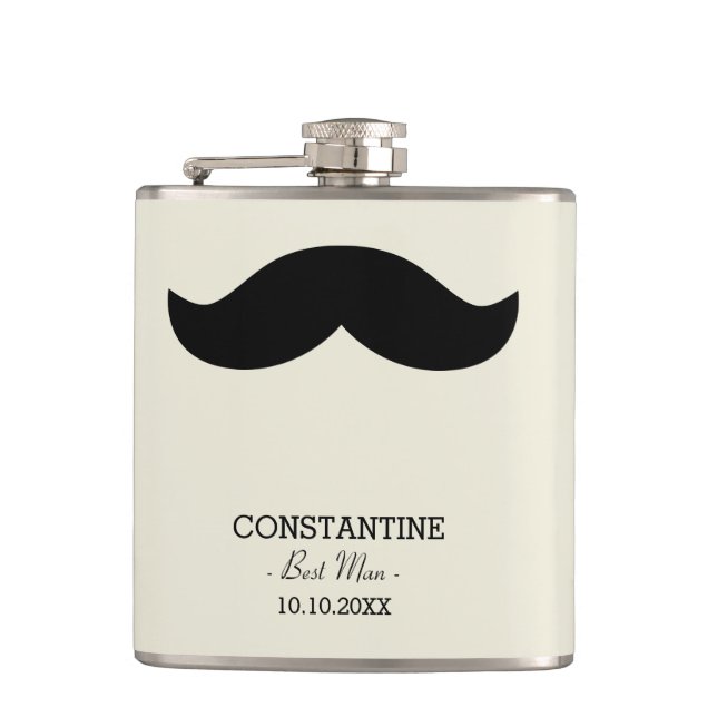 Cantil Nome Personalizado do Melhor Homem do bigode (Frente)