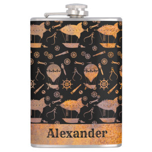 Cantil Nome Personalizado do Tema de Embarcação Rusty G