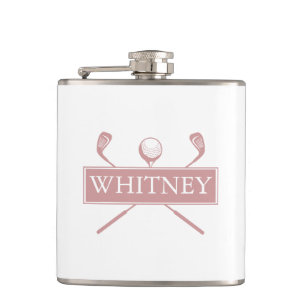 Cantil Nome Personalizado Dusty Rose Clubes e Bola