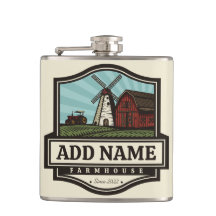 NOME Personalizado Farmhouse Rustic Farmhouse Old 