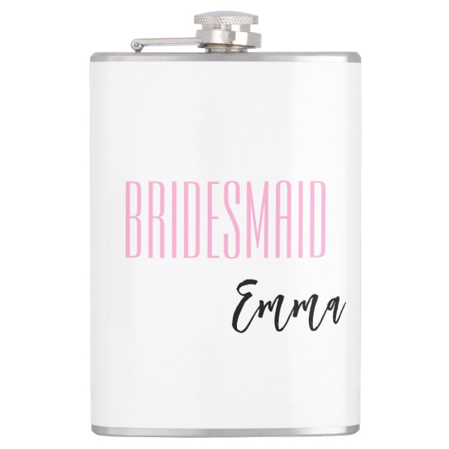 Cantil Nome Personalizado - Folha Bridesmaid (Frente)