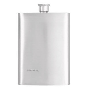 Cantil Nome Personalizado Minimalista Estilo Máquina de E