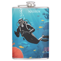 Nome personalizado Scuba Diver