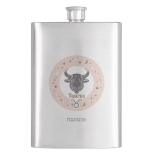 Cantil Nome Personalizado Sinal Zodiac Taurus