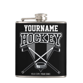 Cantil Nome Personalizado Stick de Hockey Puck Equipe 
