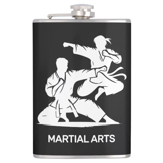 Cantil Nome Personalizado, Texto e Cor Artes Marciais (Frente)
