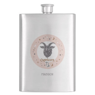 Cantil Nome personalizado - Zodiac - Sinal Capricórnio