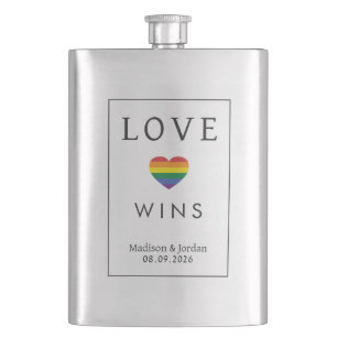 Cantil Nomes Personalizados / Texto Arco-íris AMOR