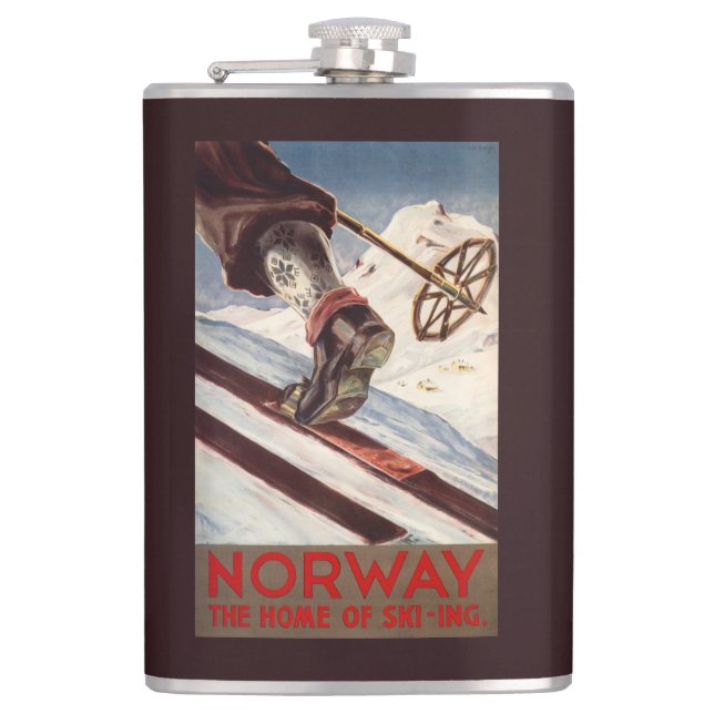 Cantil Noruega - a casa do esqui (Frente)