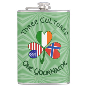 Cantil Norueguês Irlandês de Shamrock Personalizado