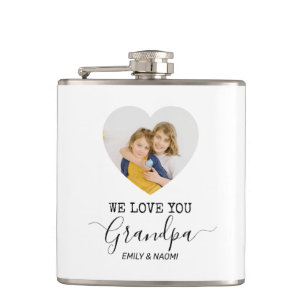 Cantil Nós Te Amo Vovô   Frasco Personalizado