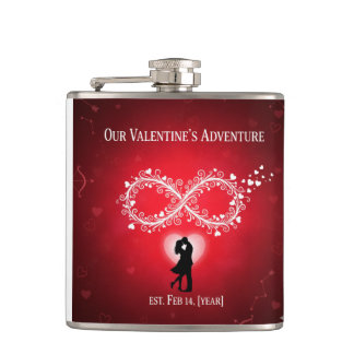 Cantil Nossa Aventura Começa Frasco Personalizado Envelop