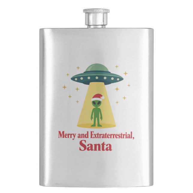 Cantil Nostálgico Fã de Natal de Ficção Científica Aliení (Frente)