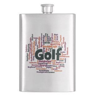 Cantil Nuvem de Palavras de Golfe