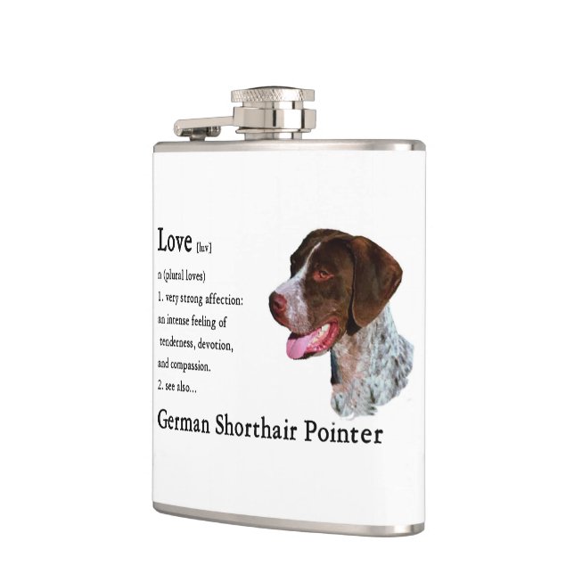 Cantil O Amor Do Ponteiro Alemão Curto É (Esquerda)