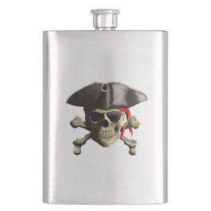 Cantil O crânio alegre do pirata de Roger