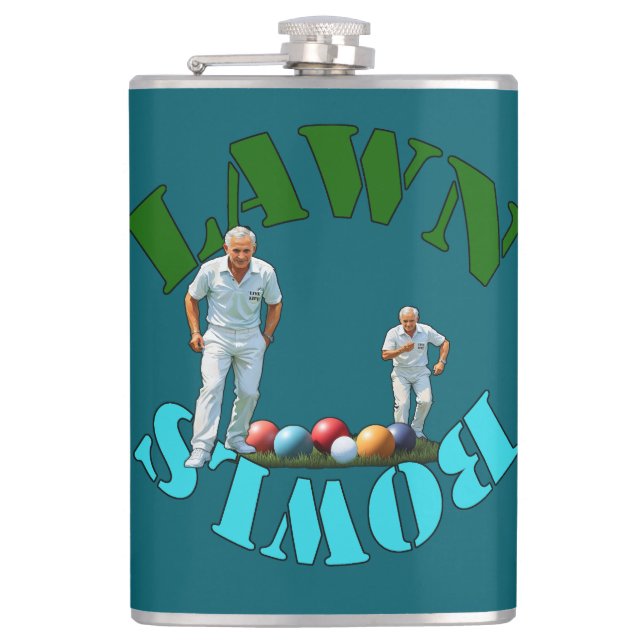 Cantil O Espírito do Lawn Bowls: Boliches e Bolinhos (Frente)
