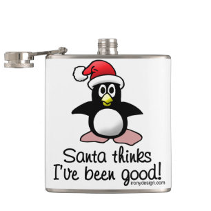 Cantil O papai noel pensa que eu fui bom! Pinguim do
