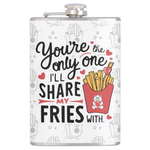 Cantil O que vou compartilhar minhas batatas fritas no di