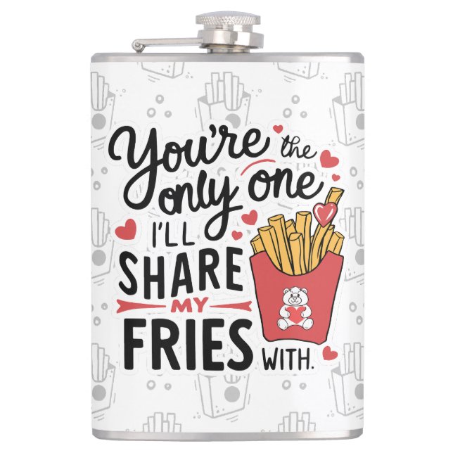 Cantil O que vou compartilhar minhas batatas fritas no di (Frente)
