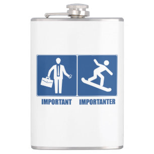 Cantil O trabalho é importante, snowboarding é