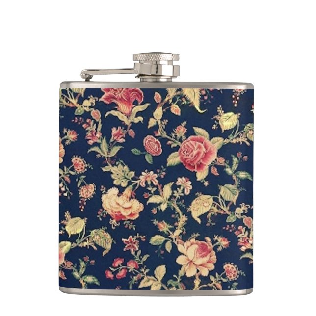 Cantil O vintage elegante floral aumentou (Frente)