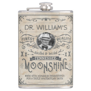 Cantil O vintage engraçado Moonshine o costume da