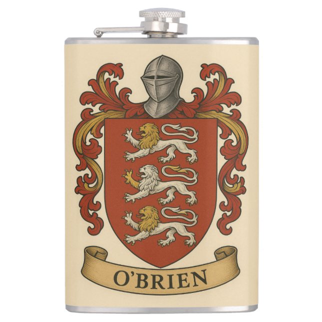 Cantil O'Brien Coat of Arms Flask (Frente)