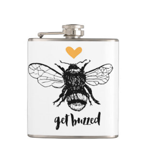 Cantil Obtenha a garrafa zumbida da abelha do mel