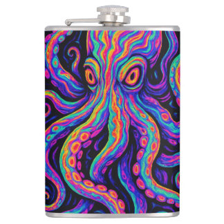 Cantil Octopus Colorido Trippy