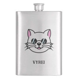 Cantil Óculos Pretos Vestidos de Gatos Brancos / Óculos e