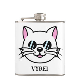 Cantil Óculos Pretos Vestidos de Gatos Brancos / Óculos e