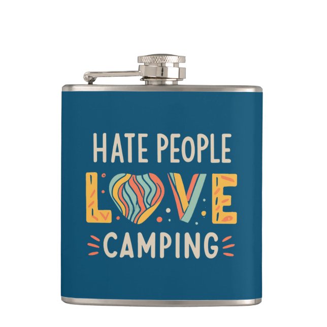 Cantil Odeie Pessoas Ame Acampar (Frente)