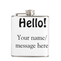 Olá adicionar mensagem de nome simples item de neg