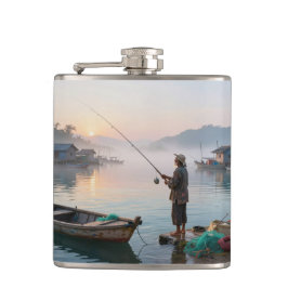 Cantil Old fisherman at sunrise