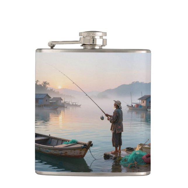 Cantil Old fisherman at sunrise (Frente)