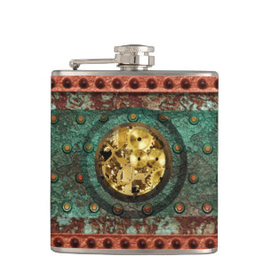 Cantil Opções de Flask Molhadas Steampunk 1B