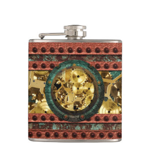Cantil Opções de Flask Molhadas Steampunk 4