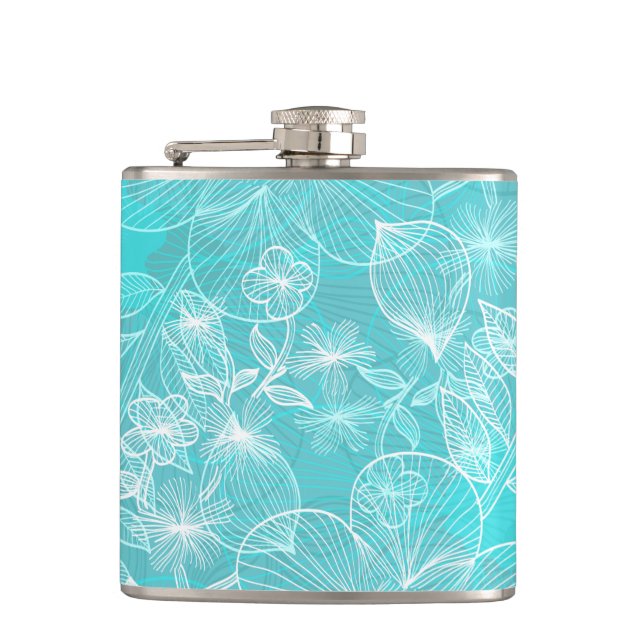 Cantil Opções de Flask Wrapped de Decor 25 da Flor (Frente)