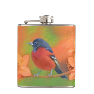 Cantil Orchard Oriole Songbird Pintura Original
