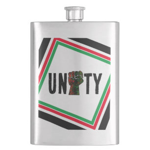 Cantil orgulho negro punho vermelho verde bandeira pan-af