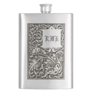 Cantil Ornamentado Gravado Vintage Scrolls Monograma