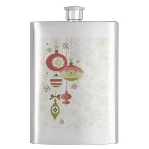 Cantil Ornamento retros e neve - boas festas