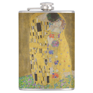 Cantil Os amantes beijando o abraço de Gustav Klimt