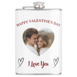 Cantil Our Love Custom Photo Valentine’s Day Flask