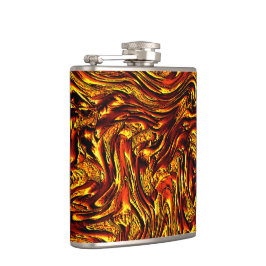 Cantil Ouro e coral ou textura vermelha vívida