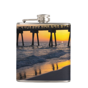 Cantil Ouro Panamá City Beach Sunset Refletion Flask