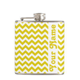 Cantil Ouro Poppy Safari Chevron com nome personalizável