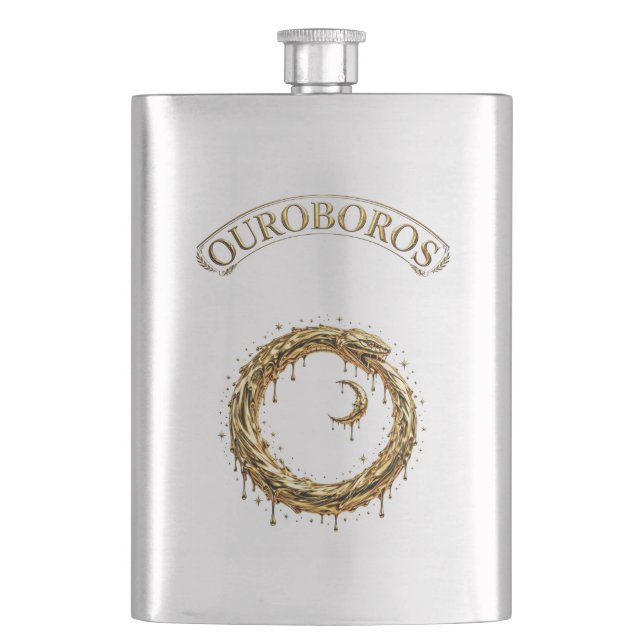 Cantil Ouroboros Dourado (Frente)